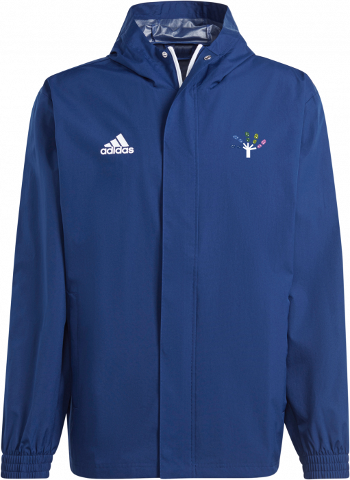 Adidas - Næsgaard All-Weather Jacket, Football - Marinblå & vit