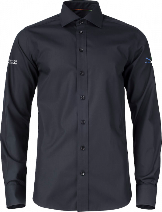 Harvest and Frost - Næsgaard Classic Twill Shirt Regular Fit - Black