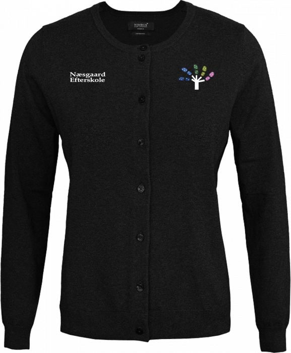 Nimbus CPH - Næsgaard Cardigan Dame (Brodering) - Sort
