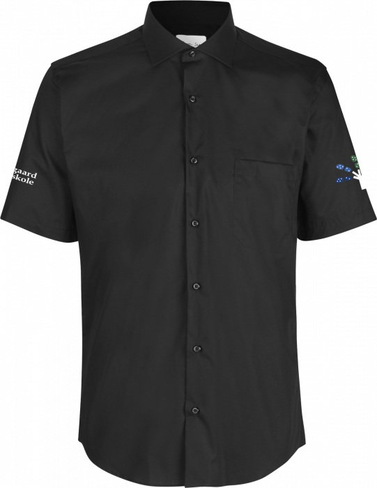 Seven Seas - Næsgaard Ss Modern Fit (Embroidered) - Black